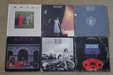 Lote de 6 álbumes de discos de vinilo Rush rock clásico hard rock progresivo  segunda mano  Embacar hacia Argentina