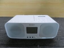Radio Cassette Grabadora CD SONY AC100V CFD-S401 Blanco FM/AM/Ancho/PROBADO BUENO segunda mano  Embacar hacia Argentina