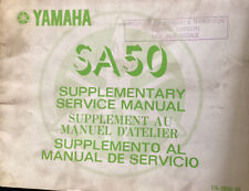 Yamaha genuine workshop manual SA50 PASSOLA 1982 for sale  Shipping to South Africa