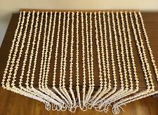 Vintage Natural Beaded Shell Door Curtain Hanging Separator Beach Decor Nautical for sale  Shipping to South Africa
