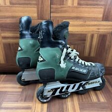 BAUER BIAX Inline Roller Hockey Skates TUUK Profile Breakout NHL Green sz 11 for sale  Shipping to South Africa