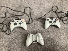 Used, (3) Xbox 360 Wire Controller - (1) No Battery Pack - Tested Working for sale  Shipping to South Africa