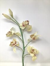 Cymbidium Orchid Artificial Floral Pick Vase Basket Filler 28” Pick for sale  Shipping to South Africa
