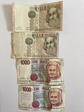 Banconote mille lire usato  Zane