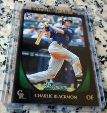 CHARLIE BLACKMON 2011 Bowman cartão de novato logotipo controle remoto Colorado Rockies HR Power🔥🔥$$ comprar usado  Enviando para Brazil