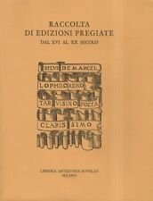 Raccolta edizioni pregiate usato  Firenze
