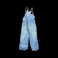 Used, Vintage 50s Smith Sanforized Denim 70s Bib Overalls Size 36 Worn Distressed for sale  Shipping to South Africa