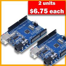 2 unidades - Compatible con placa de desarrollo Arduino UNO R3 IDE, ATmega 328P CH340, usado segunda mano  Embacar hacia Argentina