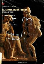 Letteratura greca storia usato  Aulla