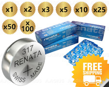 Renata Watch Battery 317 (SR516SW)- Swiss - x1 x2 x3 x5 x10 x25 x50 x100 x200 for sale  Shipping to South Africa