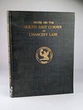 Notas sobre o canto sudeste da Chancery Lane 1119-1929 por R T E Sayle 1929 edição comprar usado  Enviando para Brazil