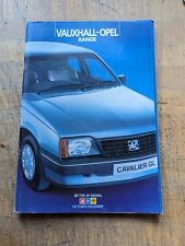 1984 vauxhall opel for sale  LITTLEHAMPTON