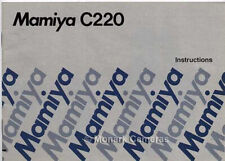 Mamiya c220 instruction for sale  ST. NEOTS