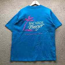 Usado, Camiseta vintage 1992 Bacardi Breezer BACARDI ron ligero para hombre talla única gráfico azul segunda mano  Embacar hacia Argentina