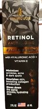 Retinol Serum For Face Anti Aging + Hyaluronic Acid Vitamin A E Aloe Vera, used for sale  Shipping to South Africa