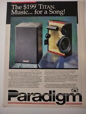Paradigm titan speaker for sale  Kingwood