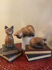 Wooden cat figurines for sale  Fort Myers