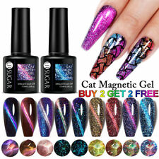 UR SUGAR Double Cat Eye Line esmalte magnético gel embeber nail art manicure comprar usado  Enviando para Brazil