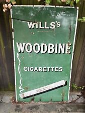 Wills woodbine enamel for sale  LEICESTER