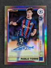 2022-23 Topps Merlin Chrome UEFA PABLO TORRE Rookie Auto Chrome Ref Barcelona comprar usado  Enviando para Brazil