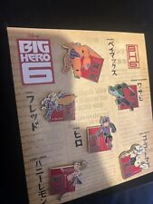 Big Hero 6 Booster Mel Limão Disney Pin Set Baymax Fred Hiro Wasabi GoGo, usado comprar usado  Enviando para Brazil