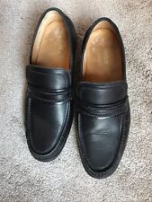 Mens black leather for sale  PERTH