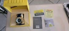 Relógio suíço INVICTA RESERVE VENOM 9722 cronógrafo masculino náutico 52 mm ouro/azul, usado comprar usado  Enviando para Brazil