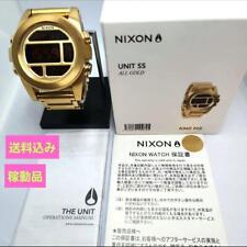Relógio de brinquedo Nixon The Unit Ss item de trabalho dourado, usado comprar usado  Enviando para Brazil