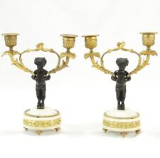 Paire chandelier candelabre d'occasion  Lusigny-sur-Barse