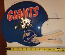 Reloj de pared redondo de madera y polieuretano de los New York Giants - balones de fútbol americano NFL segunda mano  Embacar hacia Argentina
