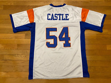 Camiseta deportiva de fútbol americano Thad Castle #54 de Mountain Goats azul uniforme estatal para hombre L blanca segunda mano  Embacar hacia Mexico