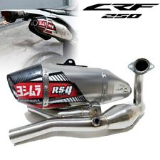FULL SYSTEM EXHAUST MUFFLER CARBON END PIPE FIT HONDA CRF250 L M RALLY 2012-2024 for sale  Shipping to South Africa