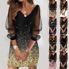 Womens sequins mesh for sale  UK