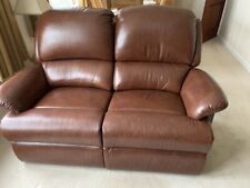 Two seater leather for sale  SWANSEA