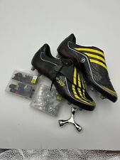 Used, Adidas F50.9 Tunit Black Yellow Soccer Cleats Football Boots With Tightener UK11 for sale  Shipping to South Africa
