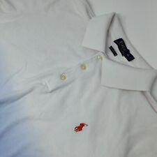 Camisa polo masculina Ralph Lauren XL branca azul ombre polo com pônei vermelho EUA comprar usado  Enviando para Brazil