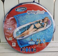 Swim Ways Spring Float Pool Lounge Balsa Jet Valve Technology Dobrar Flat To Store comprar usado  Enviando para Brazil