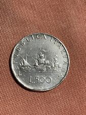 500 lire 1960 argento caravelle Republica Italiana usato  Italia