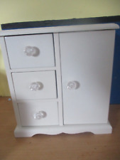 White Painted Free Standing Table Top Small Cabinet for sale  Shipping to South Africa