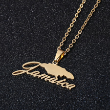 Jamaica gold necklace for sale  LONDON