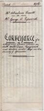 Parchment indenture conveyance for sale  UK