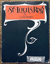 Partituras antigas do RAGTIME ST. LOUIS RAG por LEE B. GRABBE ~ Chicago 1899 comprar usado  Enviando para Brazil