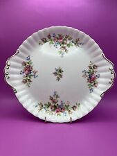 Royal Albert Moss Rose -  Bone China Sandwich Plate., used for sale  Shipping to South Africa