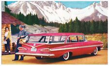 1959 Chevrolet NOMAD Station Wagon: cartão postal promocional vintage revendedor NÃO USADO MUITO BOM+/Ex comprar usado  Enviando para Brazil