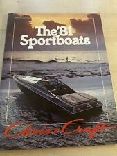 Chris Craft 1981 Sport Performance Boat (Stinger/Escorpião) Brochura/Catálogo comprar usado  Enviando para Brazil