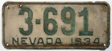 Nevada 1934 license for sale  Bloomsburg
