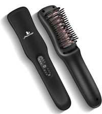 Used, Mini Hair Straighteners Brush Ceramic Portable Fast Heating Travel Holiday Small for sale  Shipping to South Africa