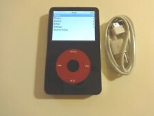 Apple iPOD CLASSIC 5.5 GEN. CUStOM PRETO/VERMELHO 30GB...BATERIA NOVA...CHIP WOLFSON. comprar usado  Enviando para Brazil