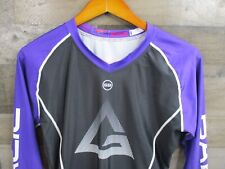 Gracie Barra Rash Guard Mens XL Purple Equipe Compression MMA Jiu Jitsu Shirt for sale  Shipping to South Africa