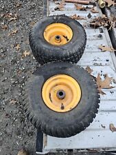 2 POULAN PRO LAWN MOWER PAIR SET FRONT RIMS  WHEELS TIRES 15 X 6.00 - 6 AYP , used for sale  Shipping to South Africa